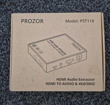 HDMI To AUDIO Extractor & 4K @30HZ Made By PROZOR