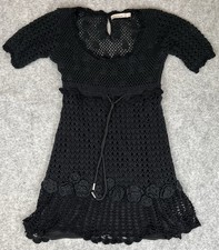 Karen Millen Black Crochet