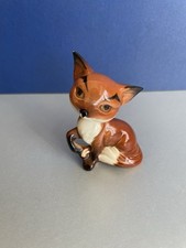 Vintage Berwick Comical Fox Cub Ornament  Figurine Model 1733