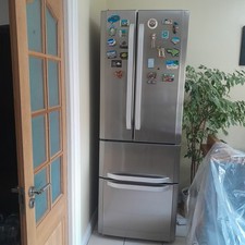 Hotpoint Double Door Fridge Freezer Stainless Steel