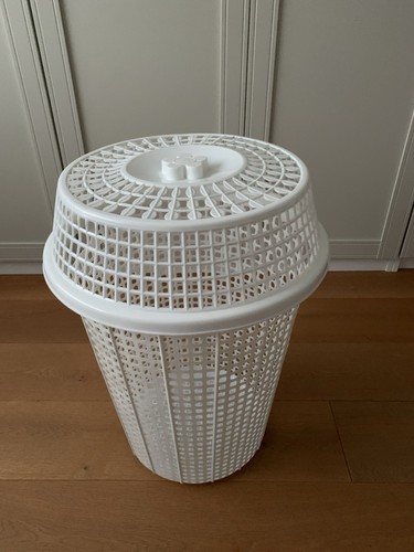 Vintage white plastic linen - vintage, /