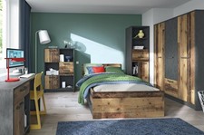 Nubi 3 Door 2 Drawer Wardrobe