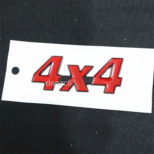 Matte black red - matte, 4x4