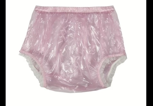 Plastic pants pink lace - lace, leg