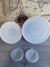 Tupperwear jelly moulds - jelly,