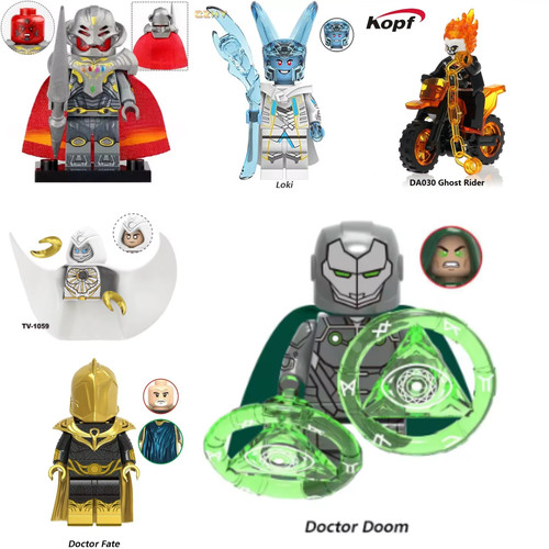 Custom lego marvel - marvel, dc