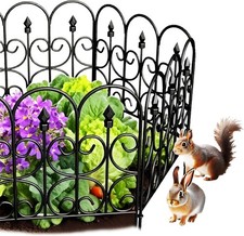 Amagabeli 5-Panel No Dig Garden Fence, 81cm(H) x 5 Panels 81CM(H)x3.05M(L) 