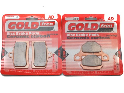 Brake pads front - pads, rear