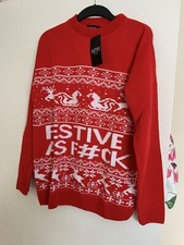 BNWT Mens Red “ Festive As