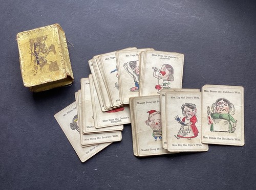 Antique happy families card - antique,