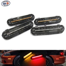 4x Clear LED Side Bumper