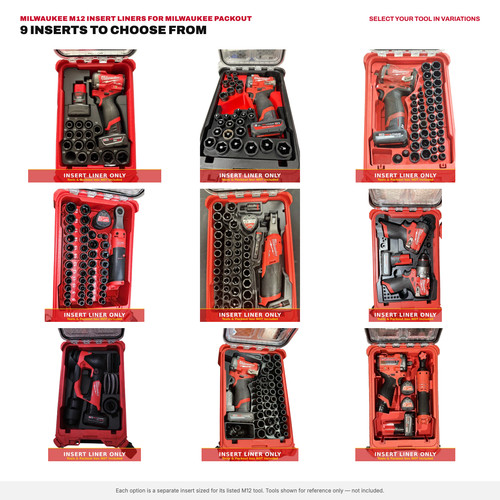 Milwaukee packout insert liner - packout,