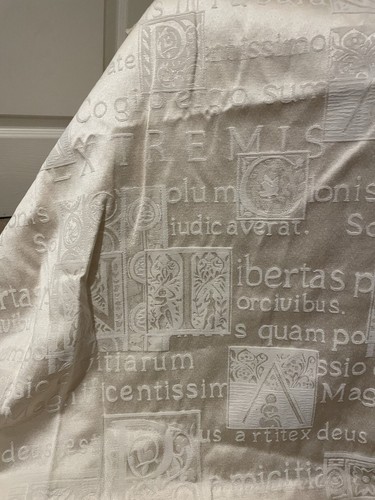 Pair latin script curtains - pair,