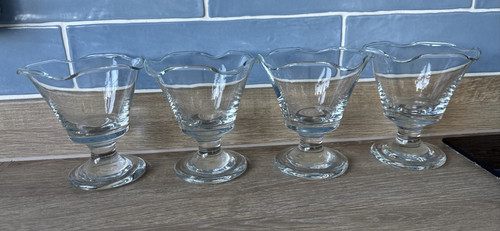 Set vintage fluted - of,