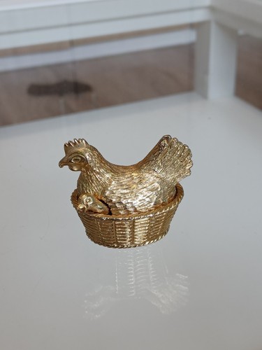 Vintage gold toned miniature - vintage,
