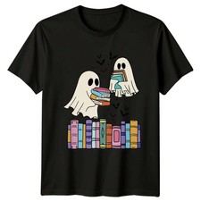 Ghosts Reading Books Halloween
