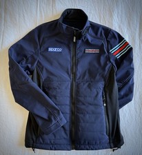 SPARCO Martini Racing Soft-Shell Jacket - Blue - Size M - BRAND NEW & UNWORN