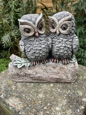 Twin Owl - Garden Ornament  -