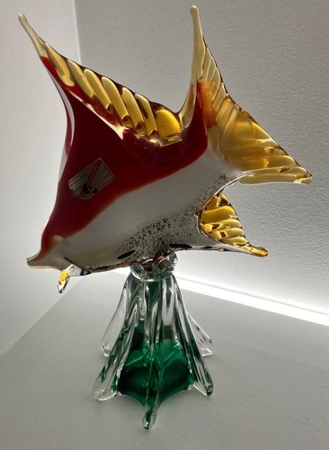 Murano glass fish rare - glass,