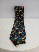 Guinness Beer Necktie 100% Silk Beer Pint Glass Accordian Theme Suit Dress Tie