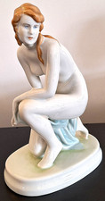 ZSOLNAY PECS FIGURE NUDE WOMAN