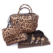 Golce Gabbana Baby Changing Bag Leopard Print With Accessories  Crossbody New