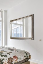 Large Mirror Silver Ornate