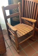 Antique Rare Wooden Kid Chair