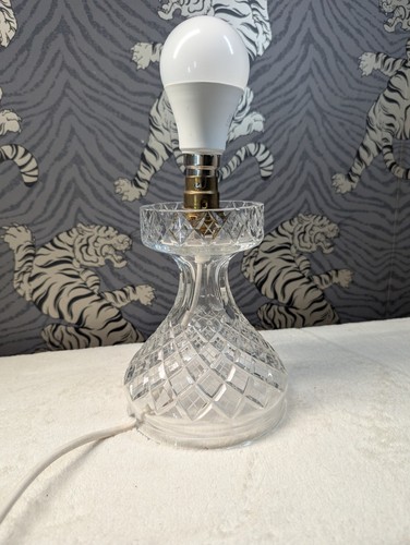 Vintage cut crystal glass - cut,