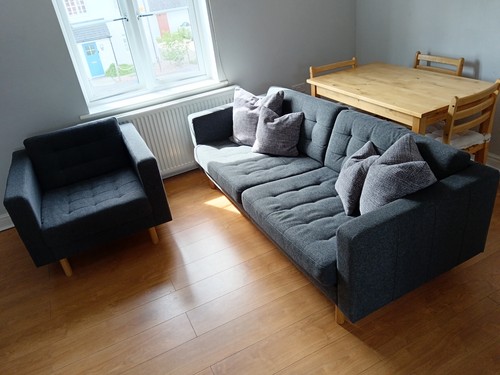 Ikea landskrona seater sofa - ikea,
