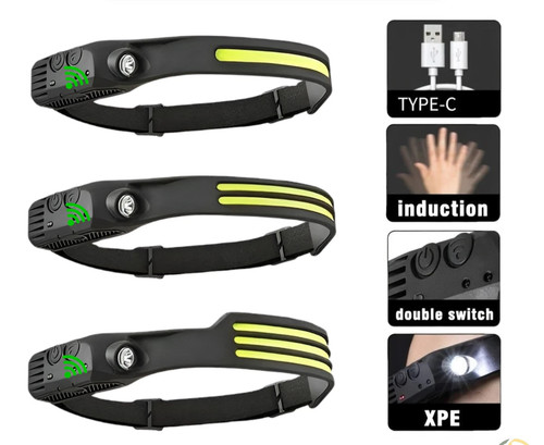 Led head torch - led, rechargeable