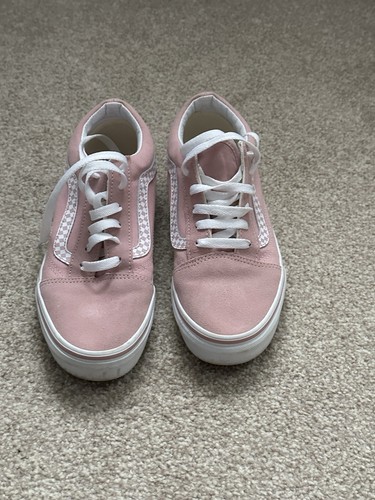 Pink suede vans old skool - suede, off