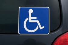 2x Blue Badge Disability Vinyl