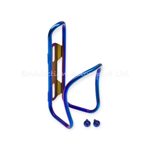 Bicycle titanium bottle - titanium, cage