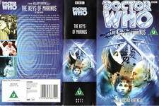 Doctor Who: The Keys of Marinus VHS Cover Signed by FIONA WALKER