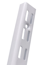 Twin Slot Uprights White Shelving UK Wall Support Adjustable Racking Storage