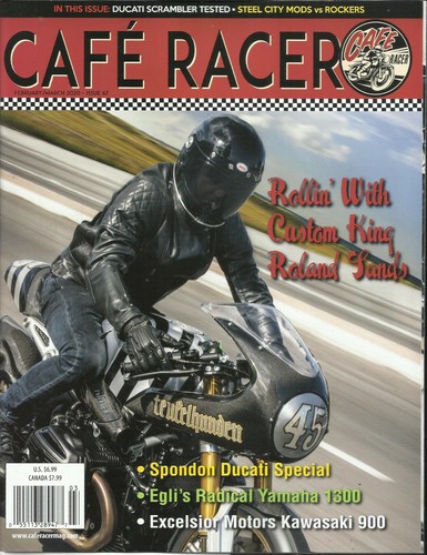Cafe racer magazine spondon - cafe,