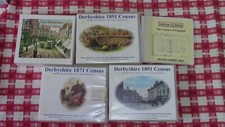 5 Derbyshire census CD sets