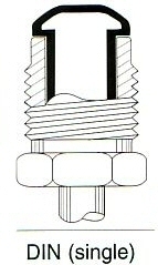 Brake flaring die - brake, din