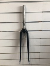 used 700c carbon fork alloy 11/8 steerer rim brake with v brake bosses