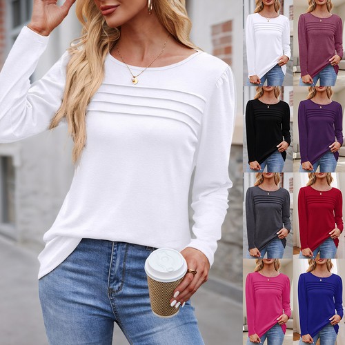 Women solid shirt ladies - t-shirt,