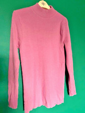 Ladies Pink Merino Wool Blend