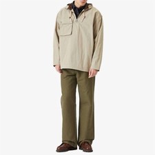 Barbour Durham Hooded Overshirt Concrete