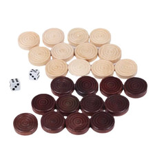 30Pcs/Set Wooden round
