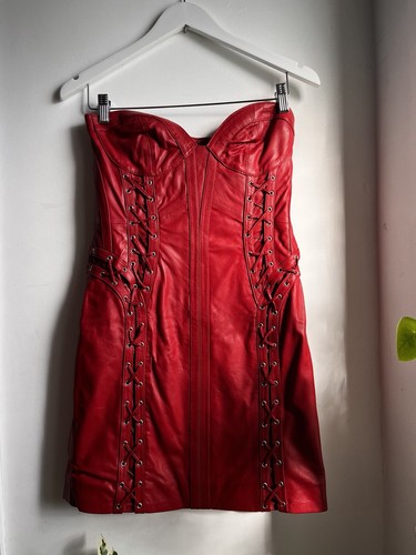 Karen millen leather - leather, eyelet