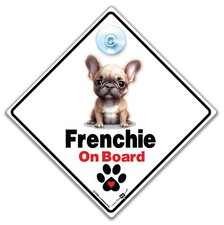 Frenchie On Board Sign, French