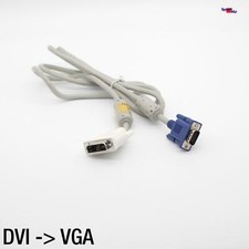 DVI to VGA SVGA Cable 1.8m Meter Display Monitor TFT LCD TV LED