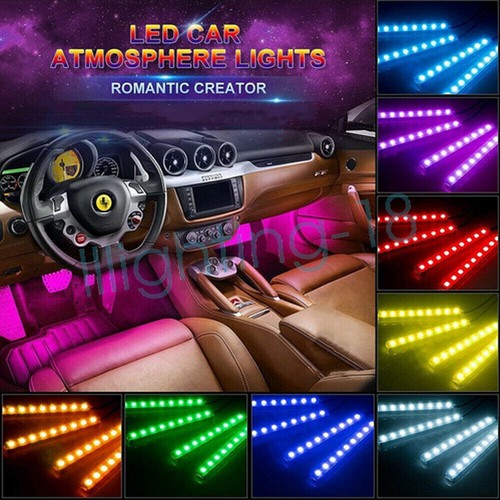 Car interior footwell - car, led