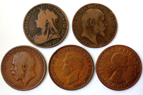 British pre decimal penny - pre,