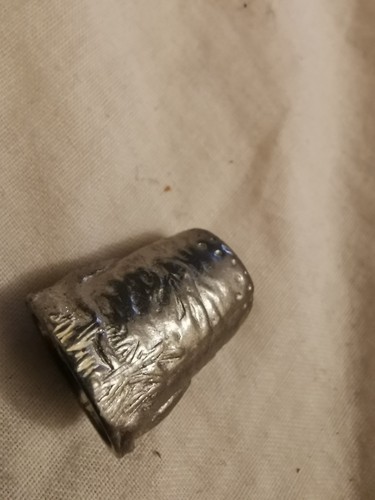Vintage sewing thimble - vintage,